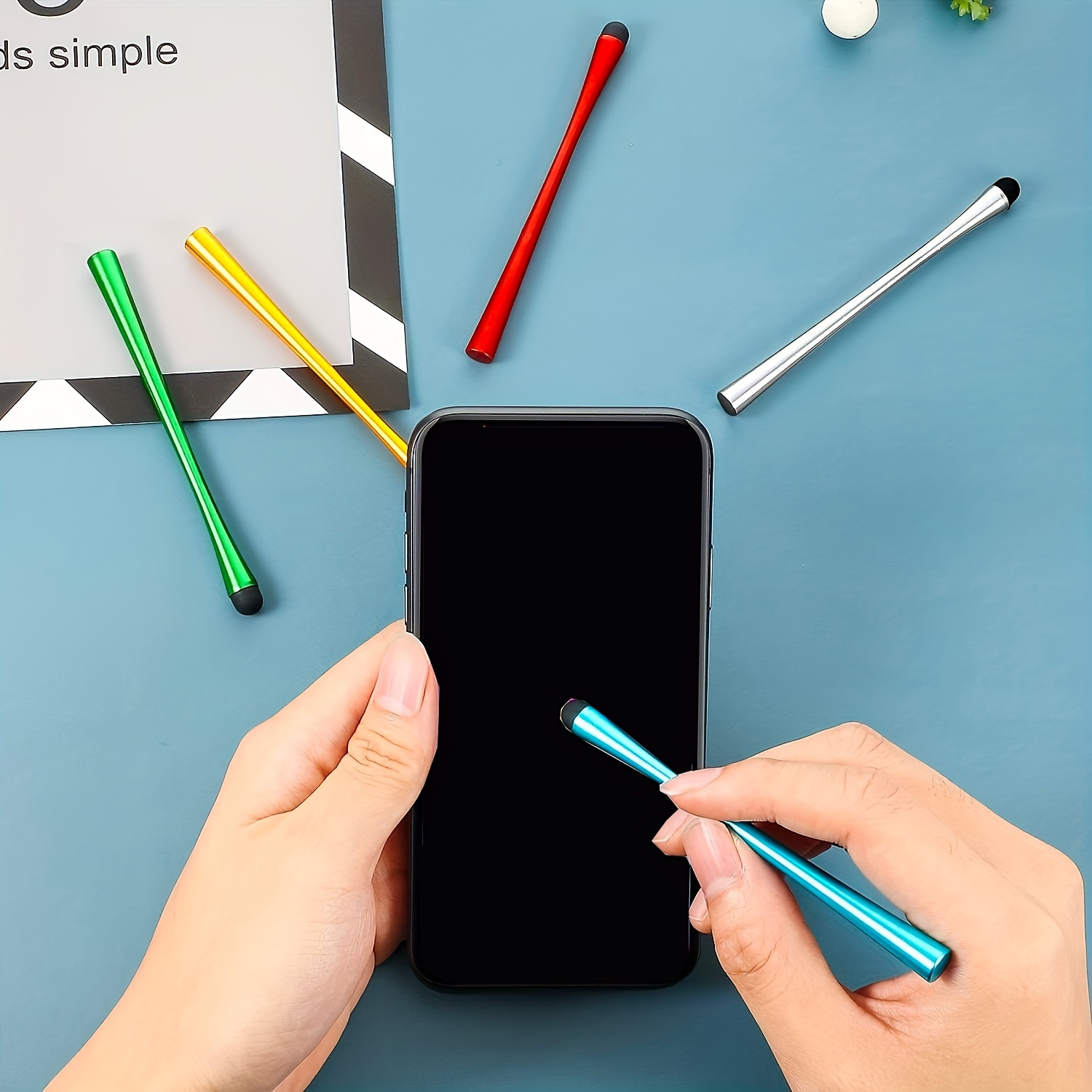 

5/8pcs Capacitive Stylus Set - Perfect For Tablets, Phones & More!