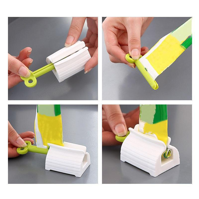 Rotating Toothpaste Squeezer: The Ultimate Bathroom Accessory for Easy Dispensing!