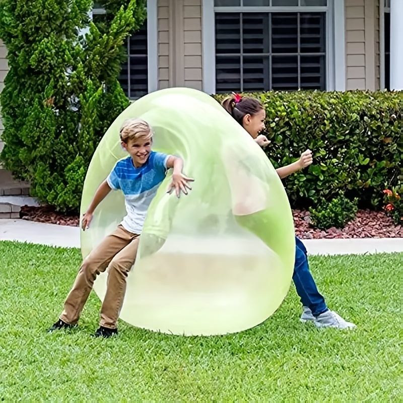 

Giant Water Bubble Ball , Balloon Inflatable Water-filled Ball Soft Rubber Ball For Outdoor Beach Pool Party Large Children's Birthday Gifts Summer Toys Party Decoration Supplies