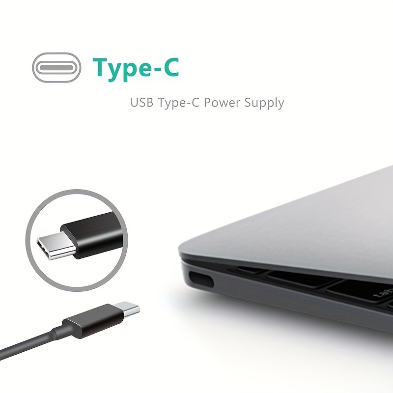  Cargador USB C de 100 W, adaptador de corriente alterna de 20 V  5 A, cargador rápido USB-C GaN, compatible con MacBook Pro/Air, Chromebook,  Lenovo, Dell, HP, Asus, Huawei, Samsung, Switch