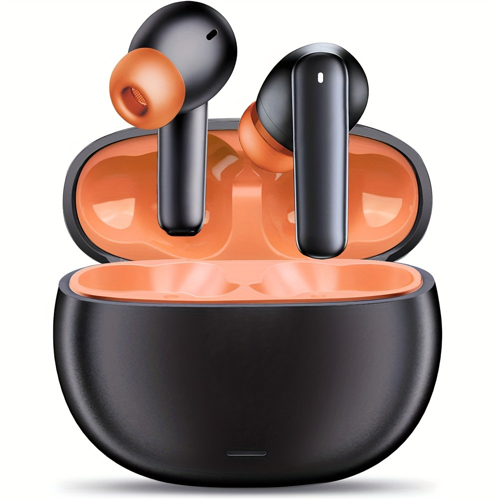 

Wireless Earbuds Active Noise Cancelling Earphones, Wireless 5.2 With Microphone Charging Case, 30 Hours Playback Time, In-ear High Fidelity Stereo Earphones, Suitable For /android