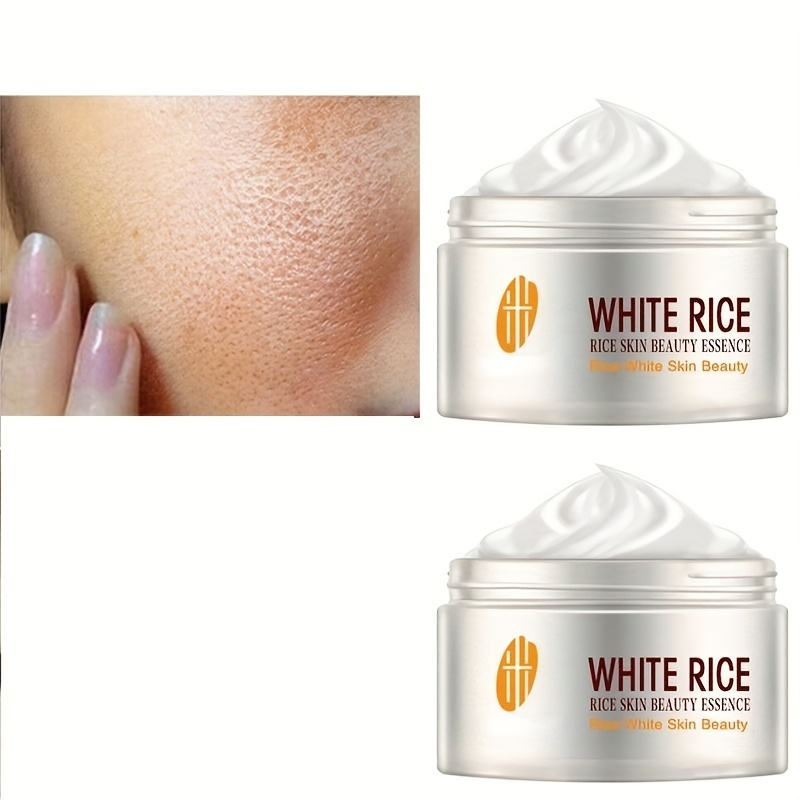 White Rice Lightening Cream Nourishing Moisturizing Facial Cream Face Care - For All Skin Types