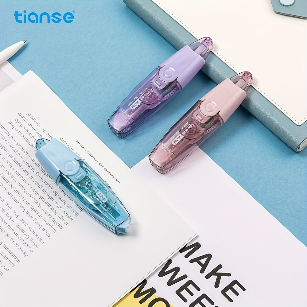 1PC Creative Portable Correction Tape And Point Glue 2 In 1 Learning  Stationery Double Sided Adhesive School Office Supplies