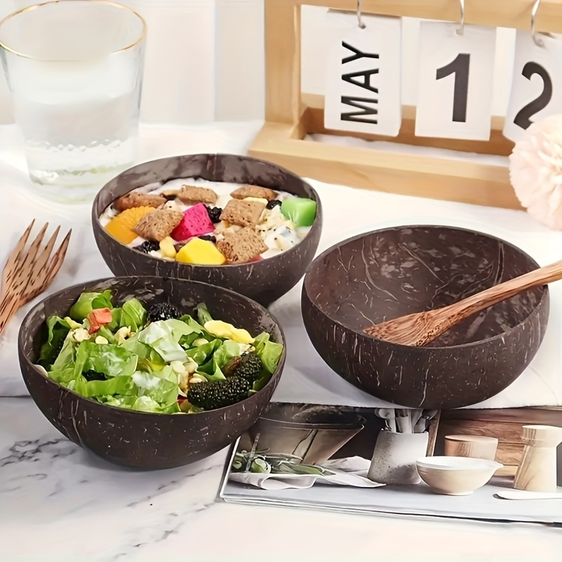 Salad Mixing Bowls With Lids Large Mixing Bowls Set Bamboo - Temu