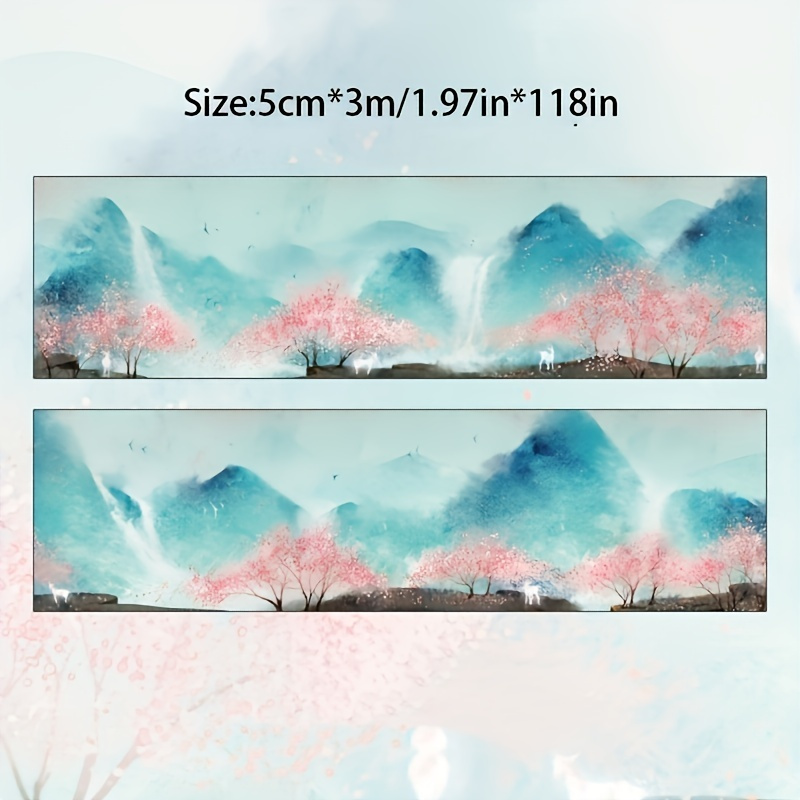

Washi Tape Jiangnan Series Hand Account Photo Album Journal Diy Decorative Stickers 5cm*3m