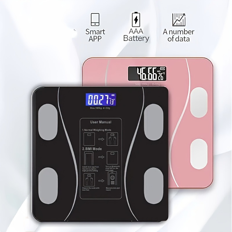 1pc Digital Body Weight Scale, Reliable Results With High Precision  Measurements, Large Display Screen, Battery Support, Nice Meter Tool For  Girls And