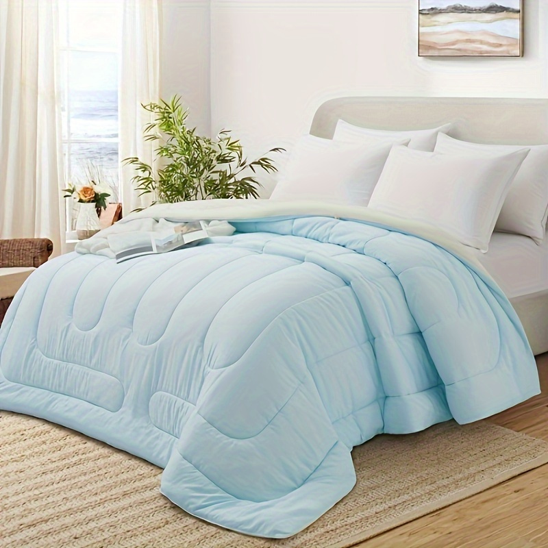 

Super Soft Comfortable Cooling Comforter For Hot Sleepers, All-season Lightweight Comforter Absorbs Body Heat To Keep Cool At Night