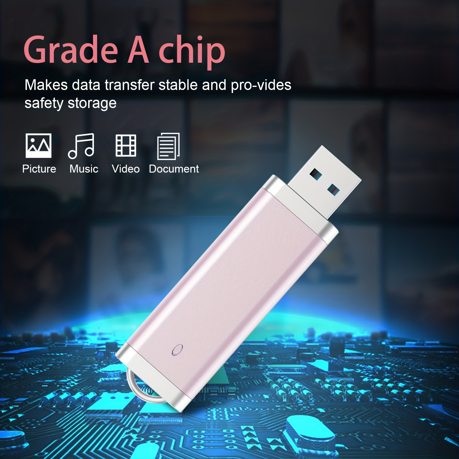 

64gb/32gb/16gb Usb Flash Drives Mini Thumb Drives Data Storage 32g Memory Stick Jump Drive With Led Light For Storage And Backup