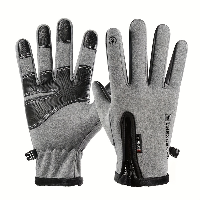 

Warm Touch Screen Winter Gloves For Men And Women - Ideal For Running, Driving, And Hiking - Soft Fleece Material Keeps Hands Cozy In Cold Weather