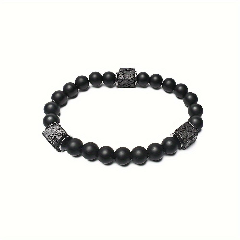 

Black Matte Bracelet - Sleek, Fashion- Accessory For , Perfect Gift Idea