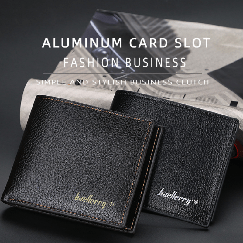 Men's Small Portable Money Clip Multi-card Card Case Bifold Card Holder -  Temu