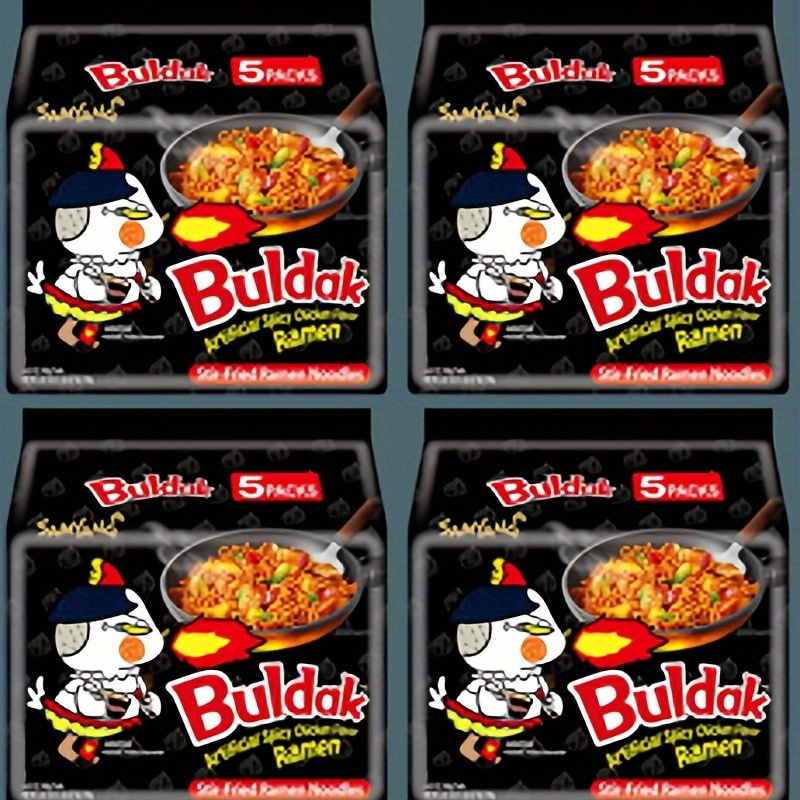 

140g*5packs*4, Buldak Stir-fried Ramen, Hot Chicken Flavor, Packaging May Vary, Classic Authentic Instant Noodles, Perfect Snack, Gift Outfit