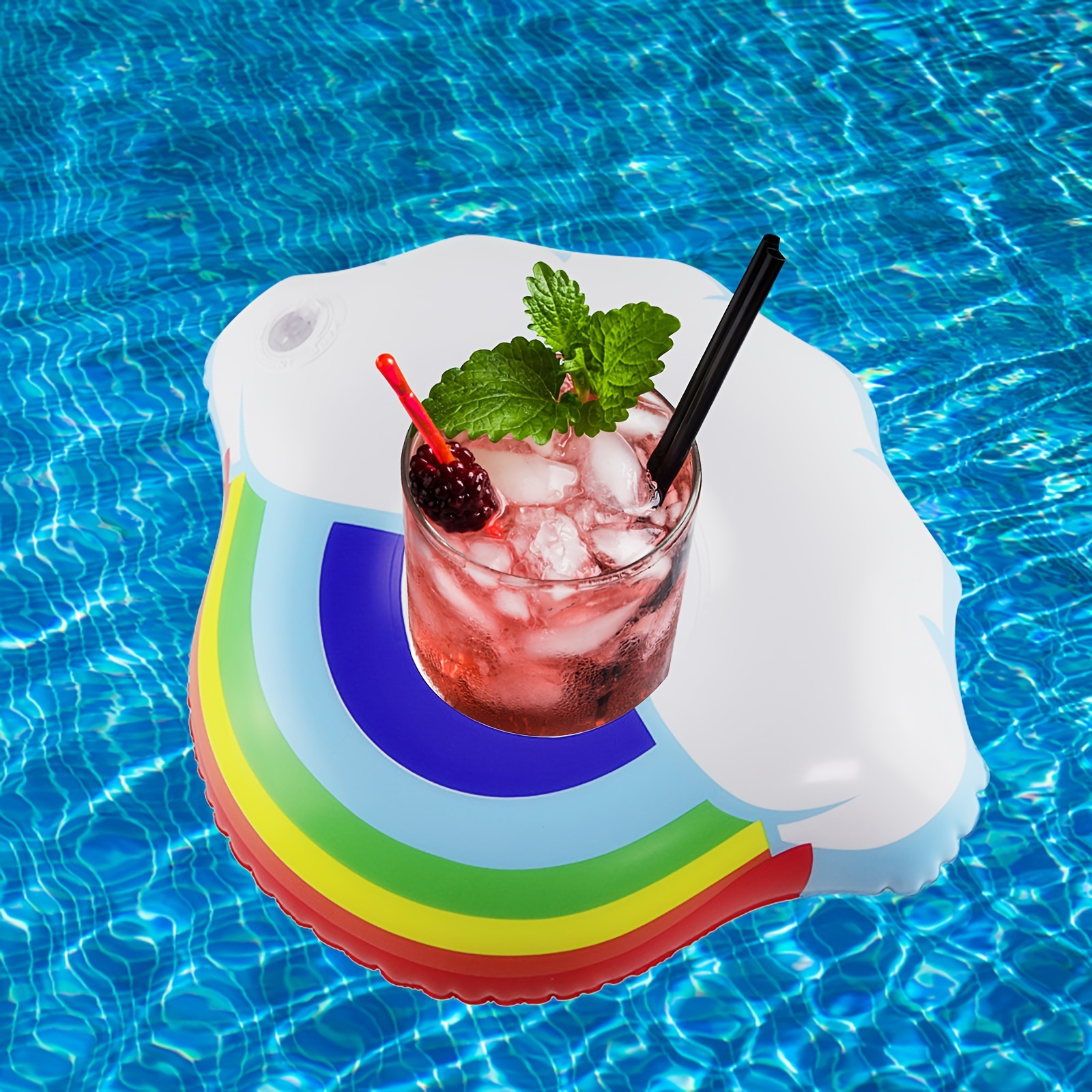 2Packs Poolside Cup Holder for Refreshing Drinks - Above Ground