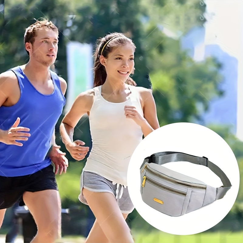 

Women's Portable Sports Waist Bag - Multi-layer Mobile Phone Storage Fanny Pack For Outdoor Camping, Hiking, And Traveling