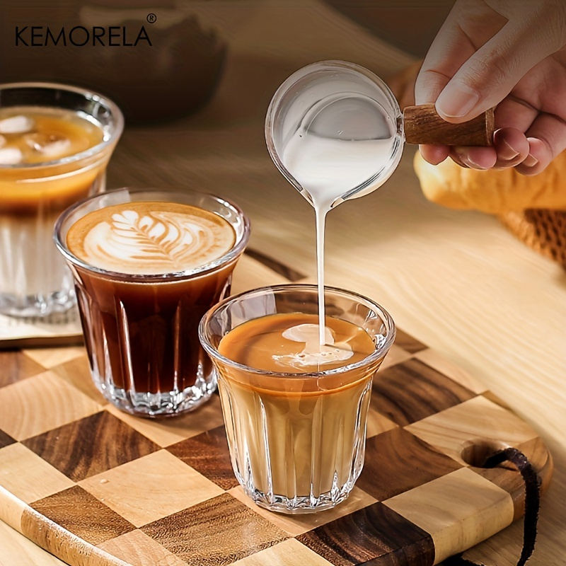 Double Wall Coffee Cups Glasses Mugs, Espresso Cappuccino Latte Tea Cups  With Handle, Heat Resistant Borosilicate Clear Glasses, Summer Winter  Drinkware - Temu