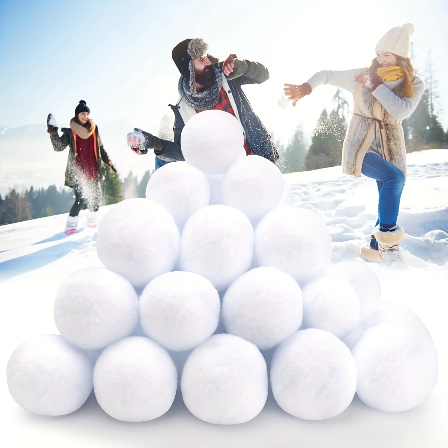 50Pcs 7cm Indoor Realistic Fake Soft Snowballs For Fight Game Christmas Fun  Kids Educational Toys For Children Gift Winter Game - AliExpress