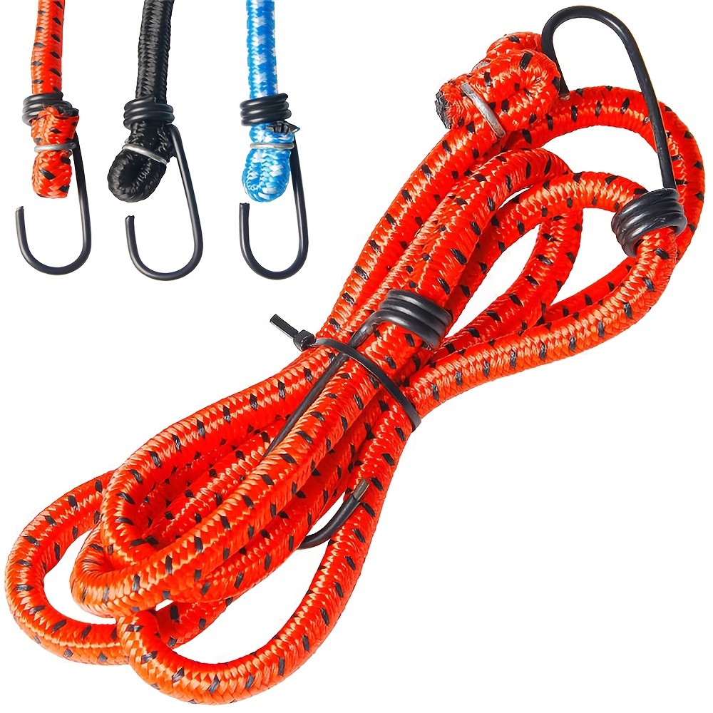 Elastic Rope Hook Antirust Paint Spiral Wire Hook Strap - Temu