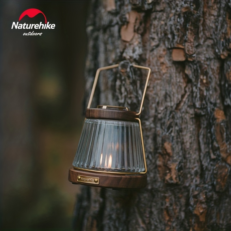 Naturehike USB Rechargeable Outdoor Camping Lantern Hand LED Light Tent  Hanging Lamp Portable Ambient Lamp Atmosphere Light