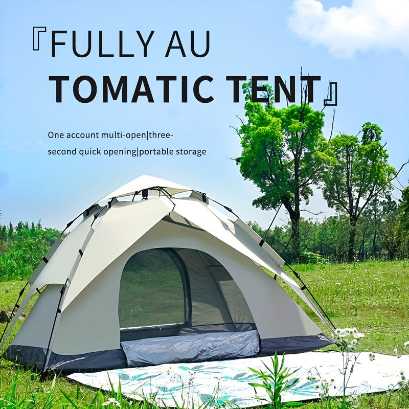 Outdoor Camping Inflatable Quick-Opening Free To Build Travel Equipment  Thickened Oxford Cloth Tent - AliExpress