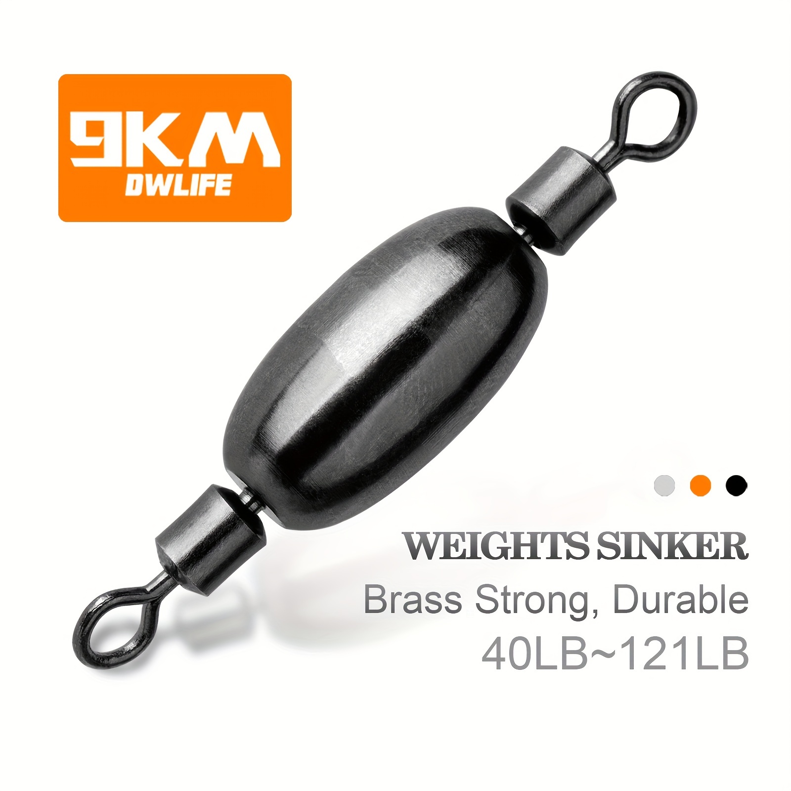 50/100pcs Fishing Sinker Slide Duo Lock Snap Weight Connectors
