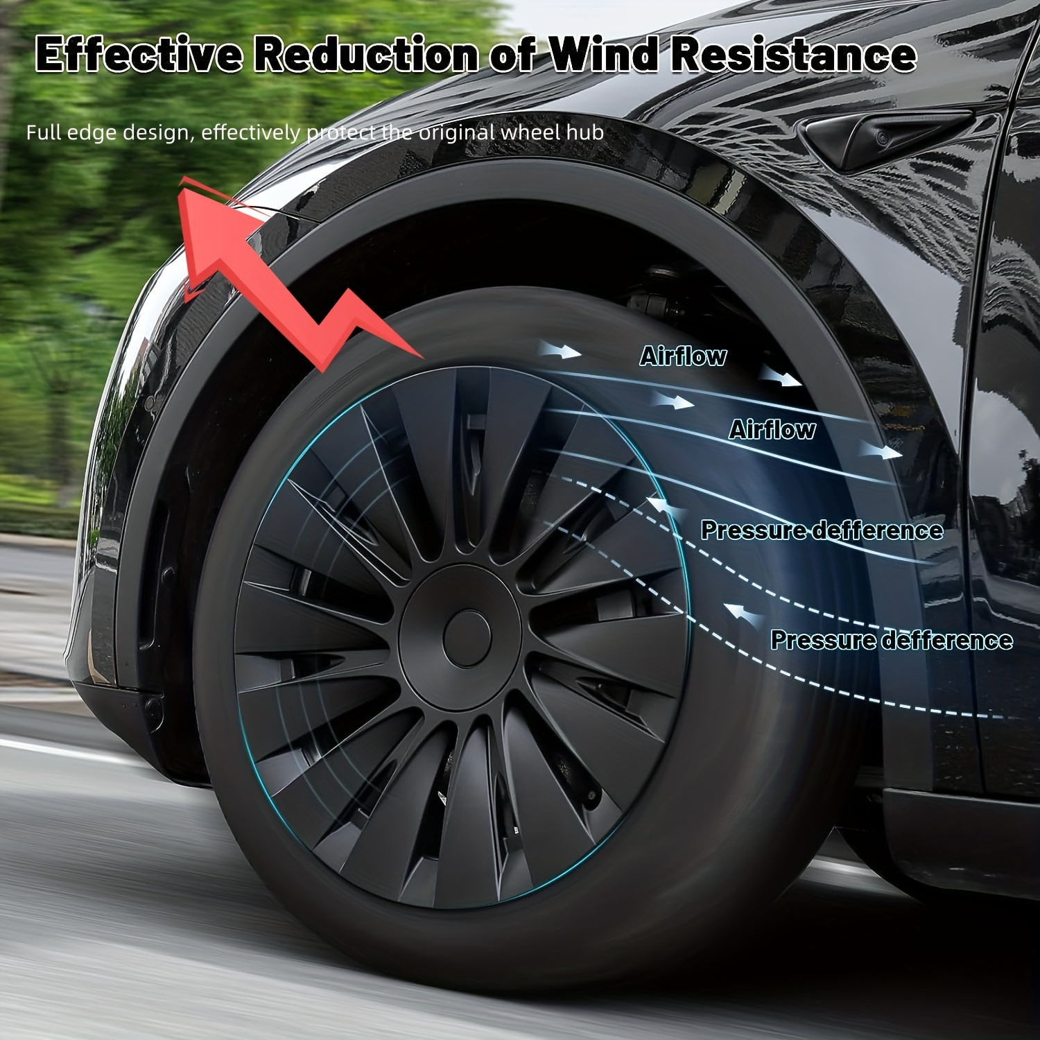 4pcs Enjoliveurs de roue pour Tesla Modèle Y 19 pouces Kit de bouchon de  moyeu de roue Accessoires Abs Décoration Enjoliveur de roue Modèle Y 2022  2022