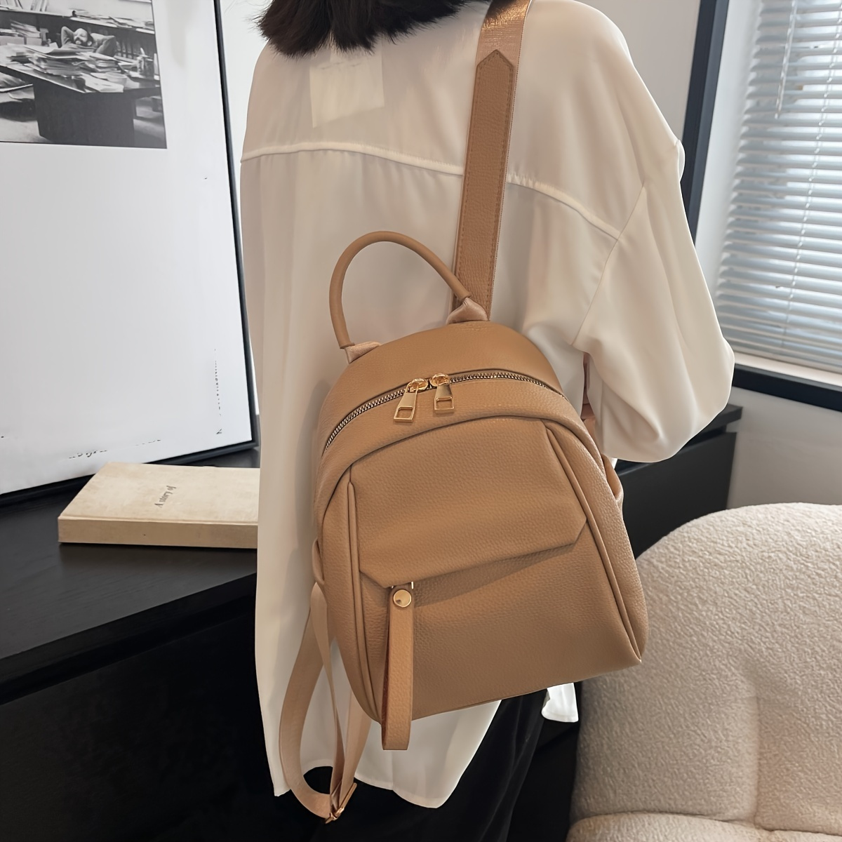 MFX beige fashion backpack