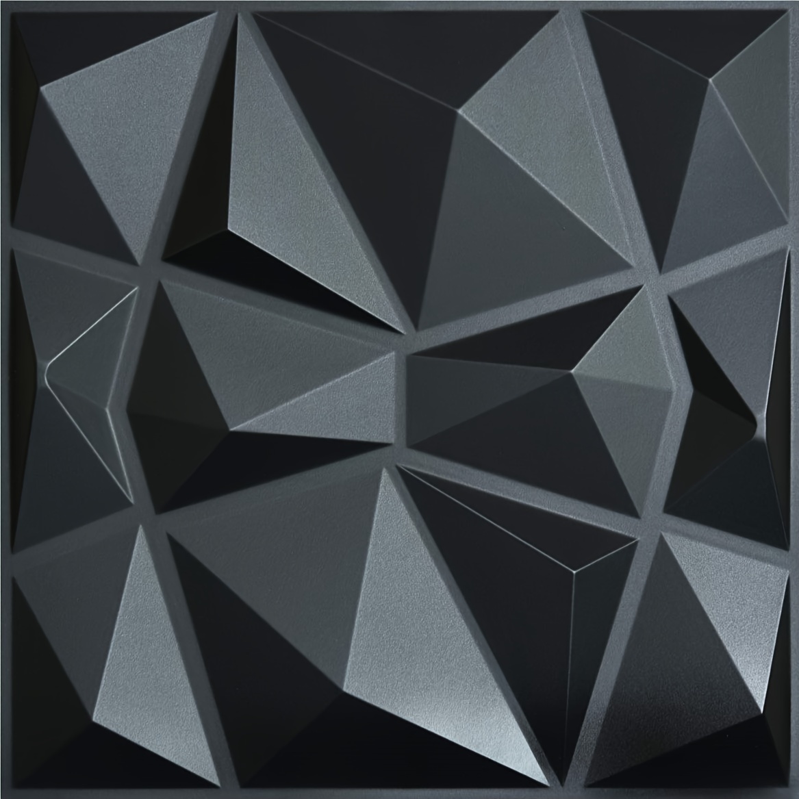 Art3d® Paneles de pared decorativos 3D Diseño de diamante de PVC Pared  plateada negra Paquete de 12 Cubierta de azulejos 25 pies cuadrados. -   México