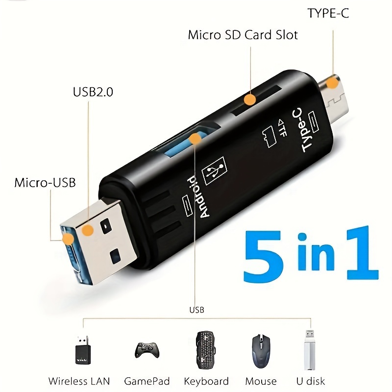 Adaptateur et convertisseur OEM Adaptateur Micro USB vers Type C pour  Smartphone Convertisseur (BLANC)