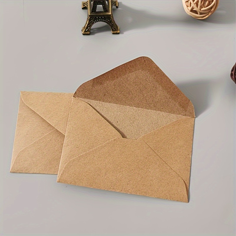 20 Pièces Jolie Petite Enveloppe De 10x7cm Vert Rose Marron - Temu