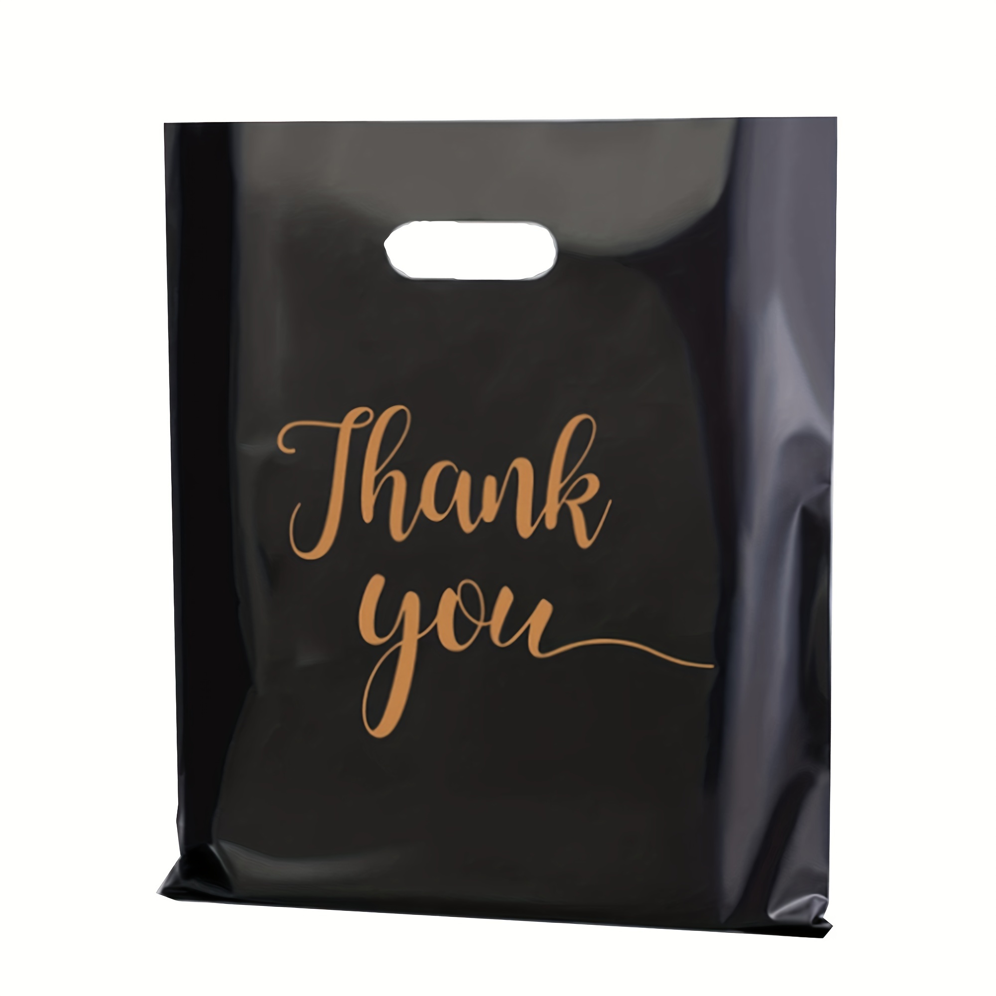 30PCS Colorful Plastic Thank You Bags Party Gift Bags with Handle for  Parties