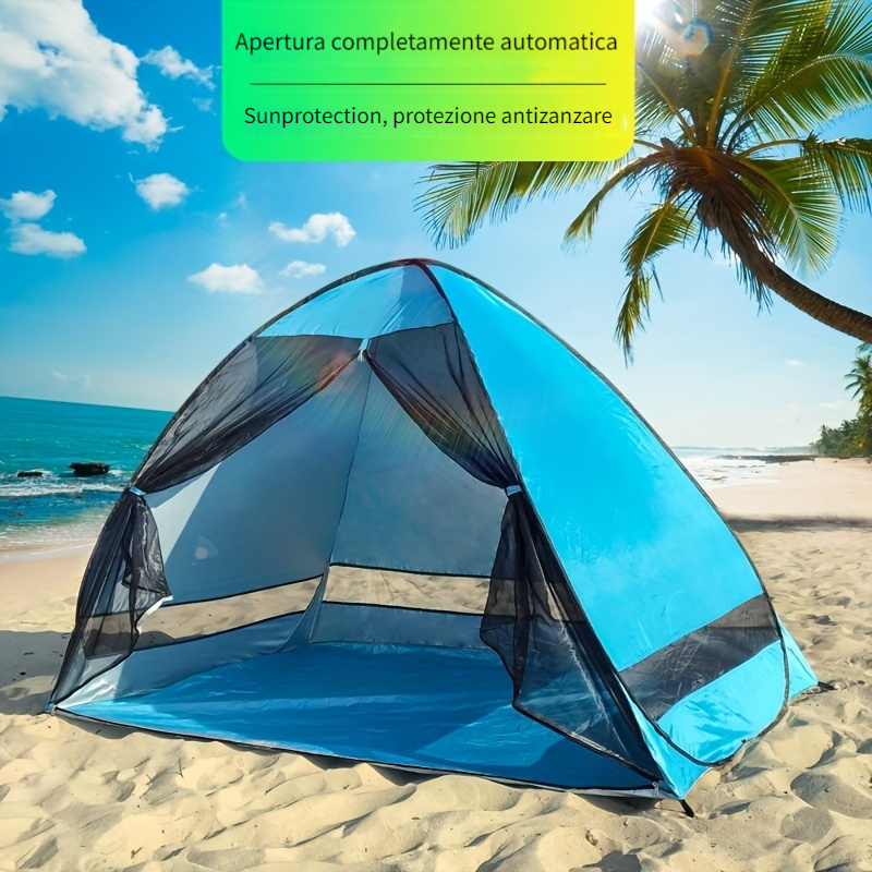 Tenda Pop-up Istantanea, da Spiaggia Portatile Automatica, Riparo per. –