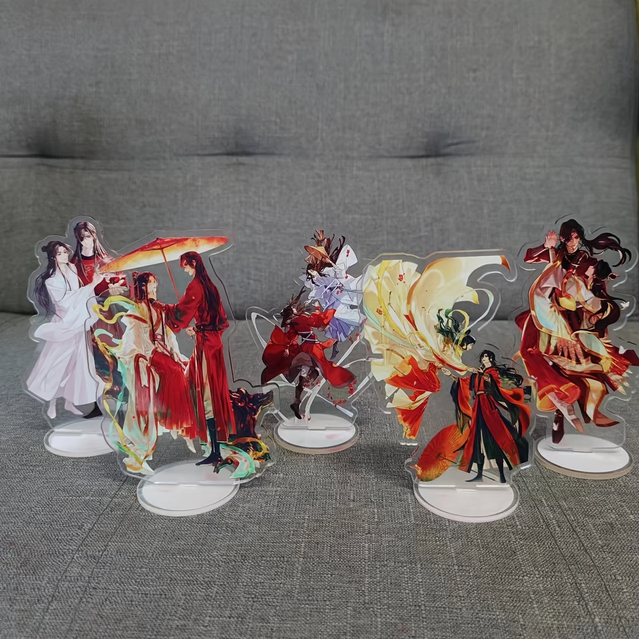 Cartoon Anime Acrylic Wei Wuxian Decoration Toys Lan WangJi two-sided  Collection Model Figure Model Toys Acrylic Stand Figure Mo Dao Zu Shi  Figure Model Plate B 