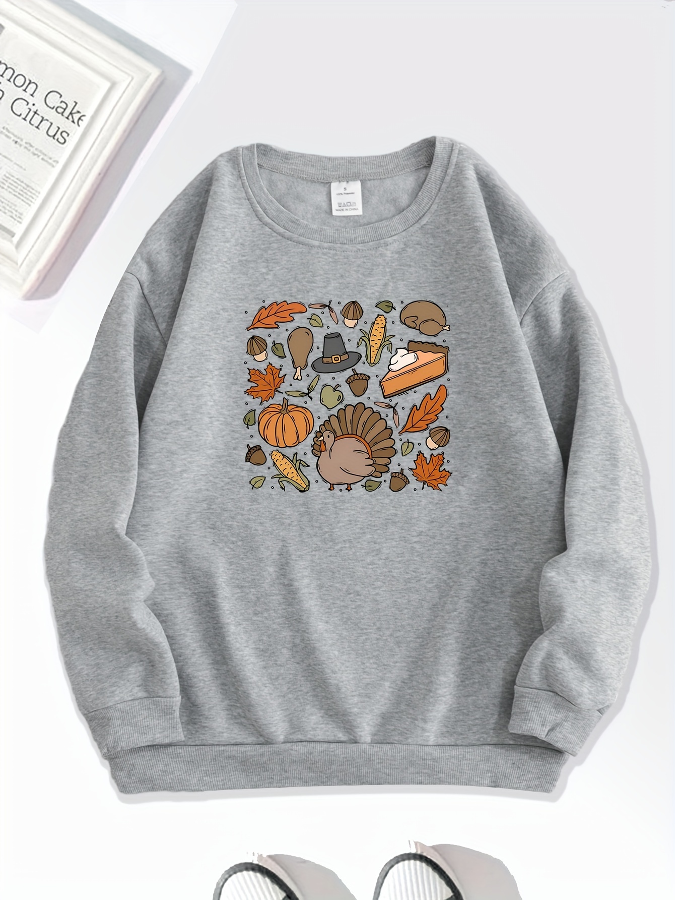 Women's hot sale thanksgiving sweatshirts