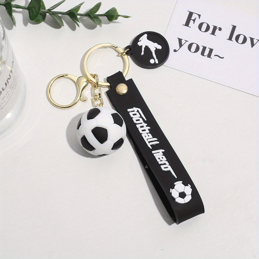 1pc Pallone Calcio Cartoon Decor Keychain Carino Portachiavi - Temu  Switzerland