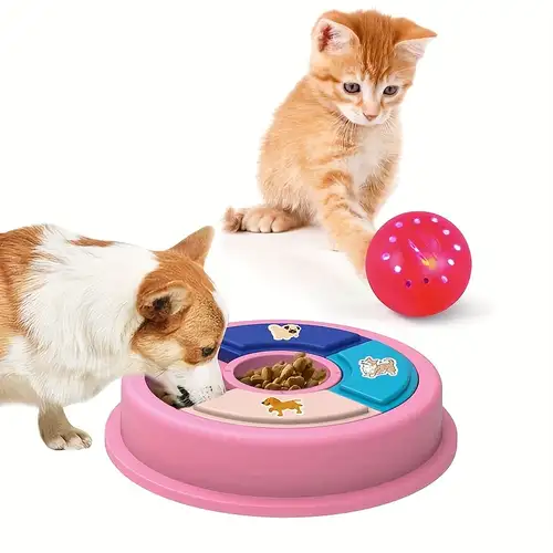 Dog Puzzle Toys,Cat Slow Feeder Windmill Treat Dispensing Dog Toys Powerful Suction Cup Dog Treat Toy Cat Puzzle Feeder Interactive Dog Toys Cat Toys