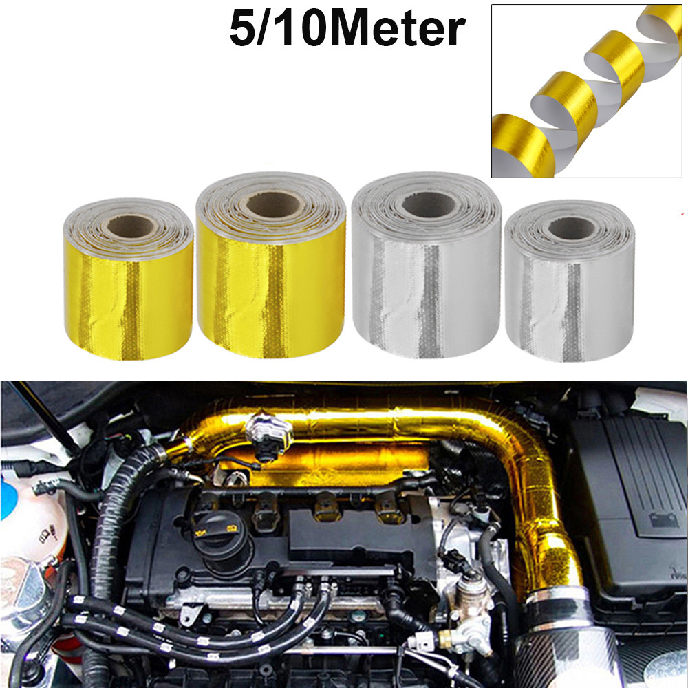 5m Gold Auto Motorrad Auspuff Wrap Rohr Header Wärmedämmung - Temu