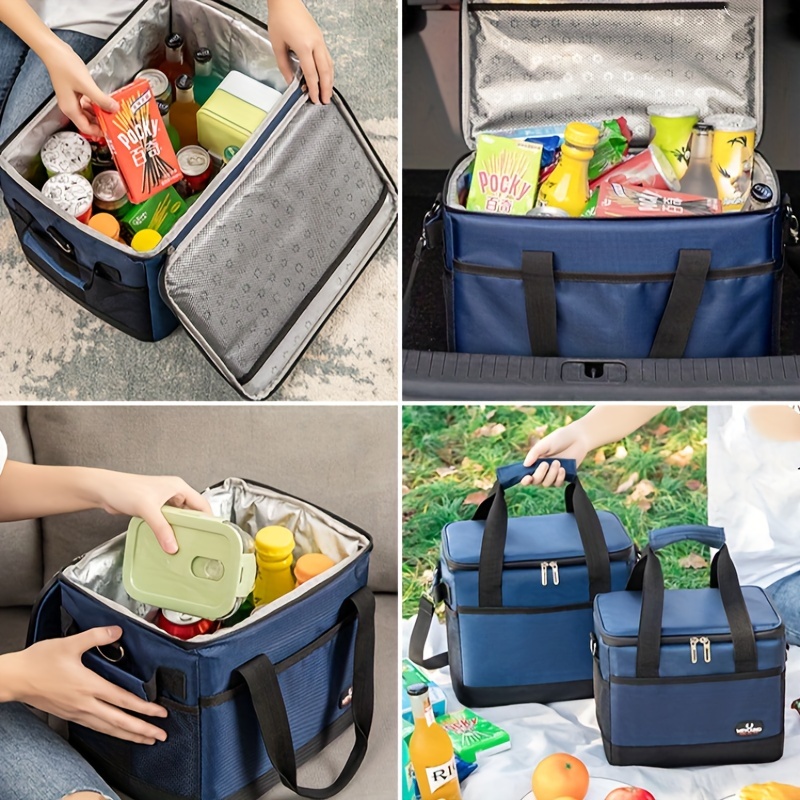 Lifewit Large Cooler Bag 27/32/48 Cans Insulated Lunch Bag Lightweight  Portable Cool Bag Double