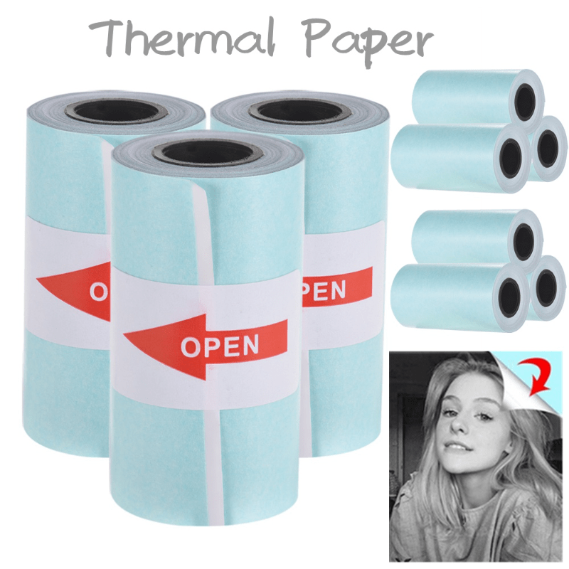 2 Rolls Official Thermal Paper A4 210X30mm/8.3*1.2in Thermal Fax Machine  Paper10-15 Years Or 2-3 Years Paper