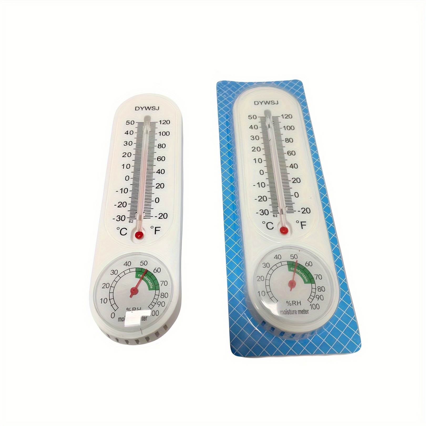6Pcs Wall Mounted Thermometers, Temperature Gauge Meter with