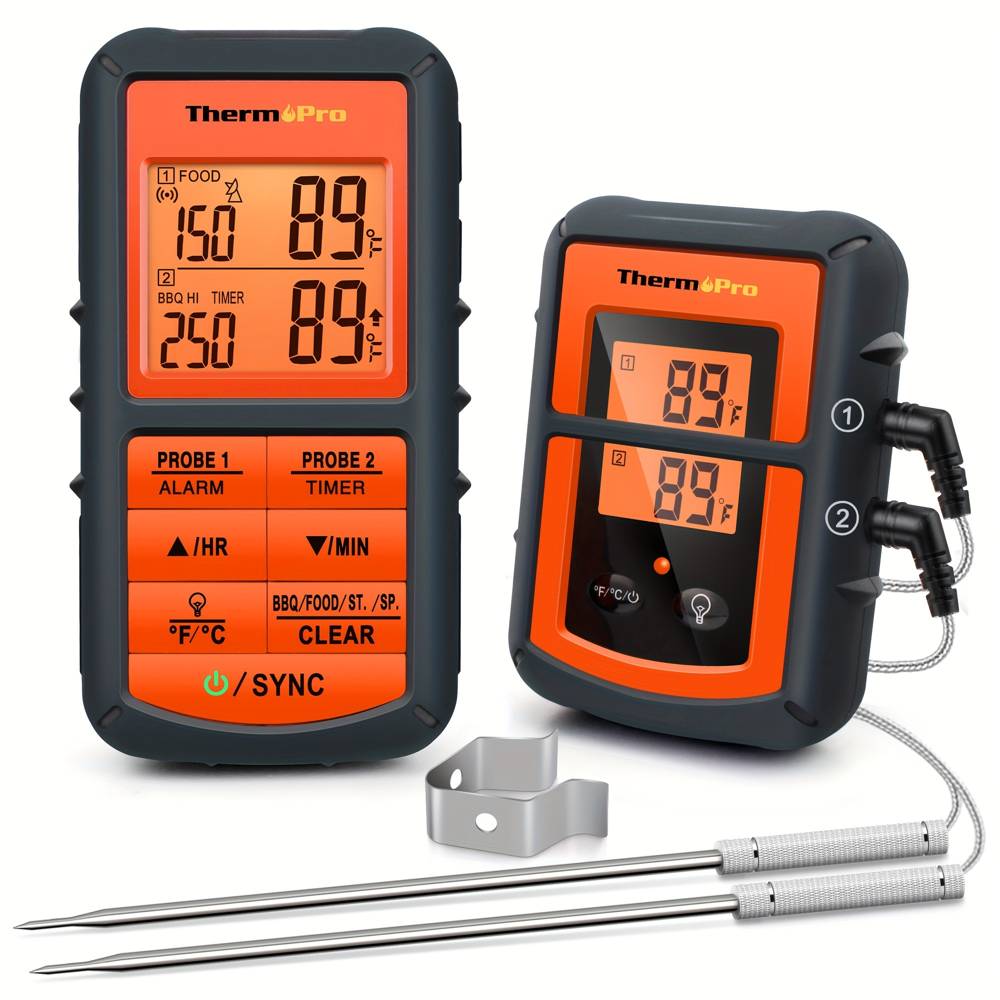 HK-01 WiFi Wireless Meat Barbecue Thermometer with Tuya APP