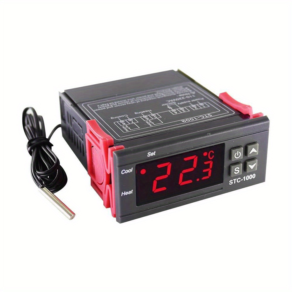 220V 16A Dial Thermostat Temperature Control Switch for Electric