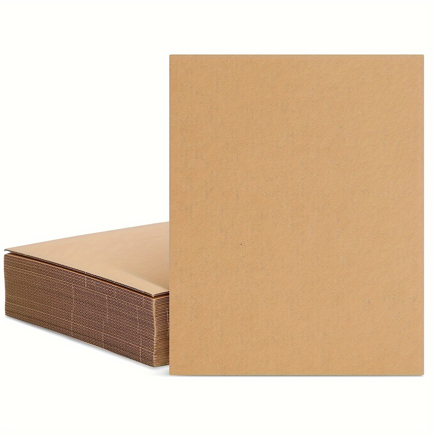 Corrugated Paper Sheets 11.8-inch x 7.87-inch Cardboard | Harfington, Pink / 3pcs