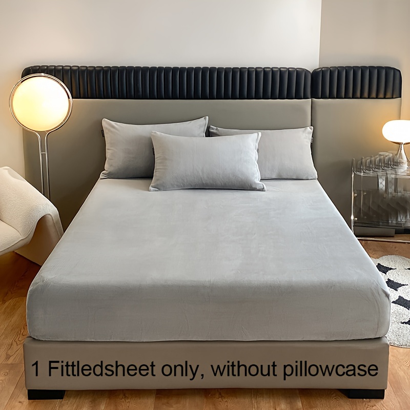 Air Mattress Fitted Sheet Set, Storage Pocket Fitted Sheet & Pillowcases,  Extra Deep Pocket Fitted Sheet For Thick Mattress Pillow Top, Sheets With  Storage On Side, Ultra Soft, Grey - Temu