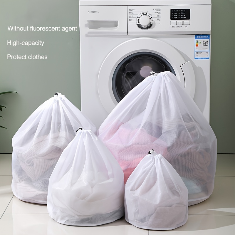 Mesh Laundry Bags With Drawstring, Mesh Wash Socks Bags For