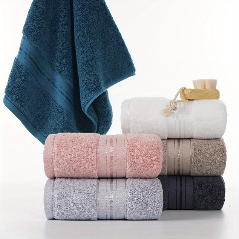 Pure Cotton Towel, 32 Strands Towel, Thick Absorbent Towel, Daily  Necessities, Gift - Temu