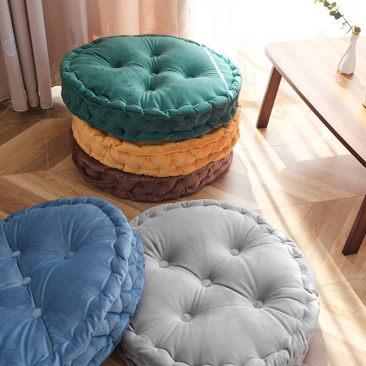Seat Pillows for Chairs Cushions for Chairs Seat Cushion Student Classroom Office Sedentary Seat Cushion Dormitory Floor Chair Winter Small Stool Car