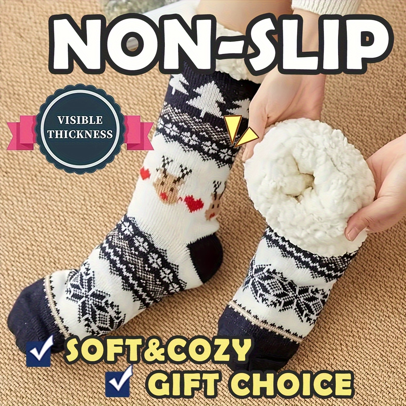 Big boys slipper online socks