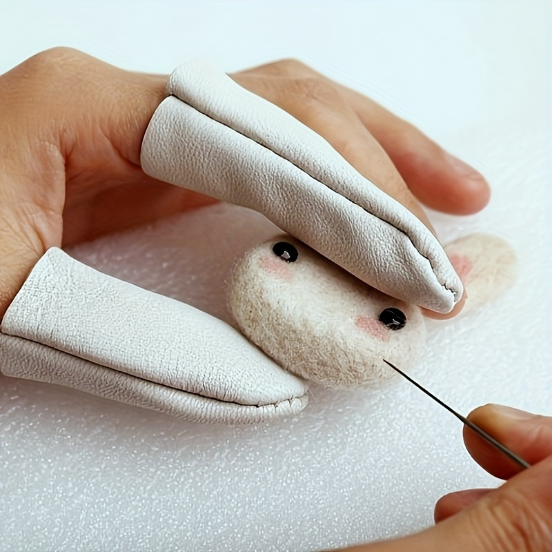 10 Pcs needle felting gloves finger costura Thimble Finger Knitting Finger