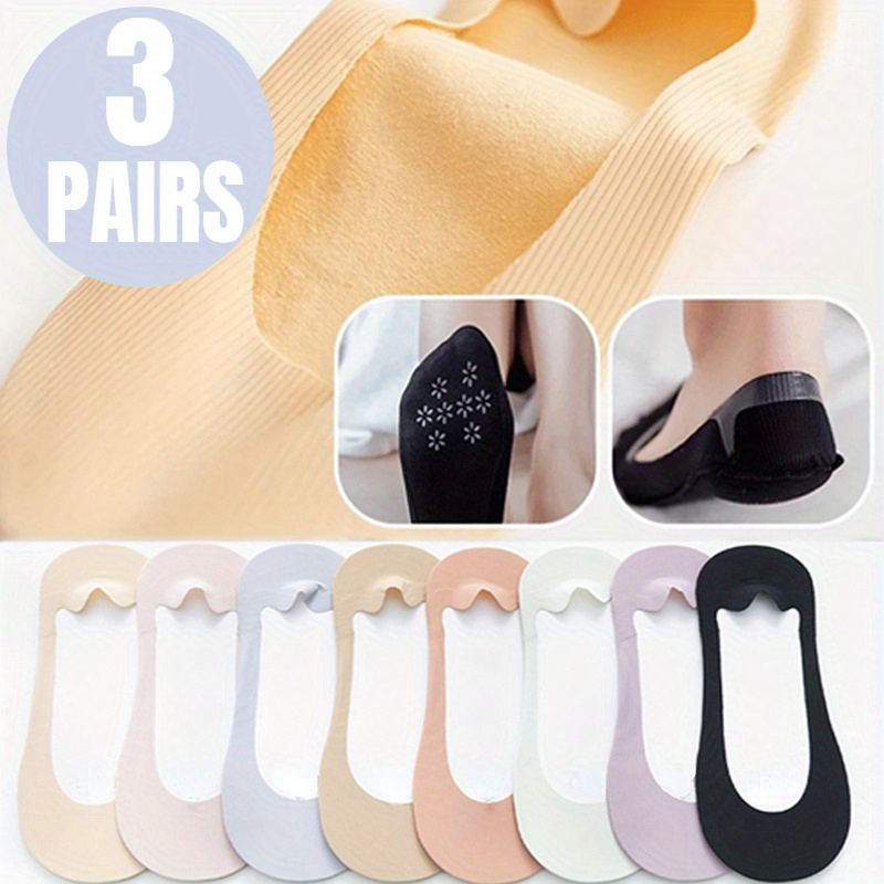 No Show Socks 10 Pack Cotton Non Slip Low Cut Invisible Loafer Socks  Men&Women Boat Liner (Sock Size:6-8, 5black+5white) : : Clothing,  Shoes & Accessories