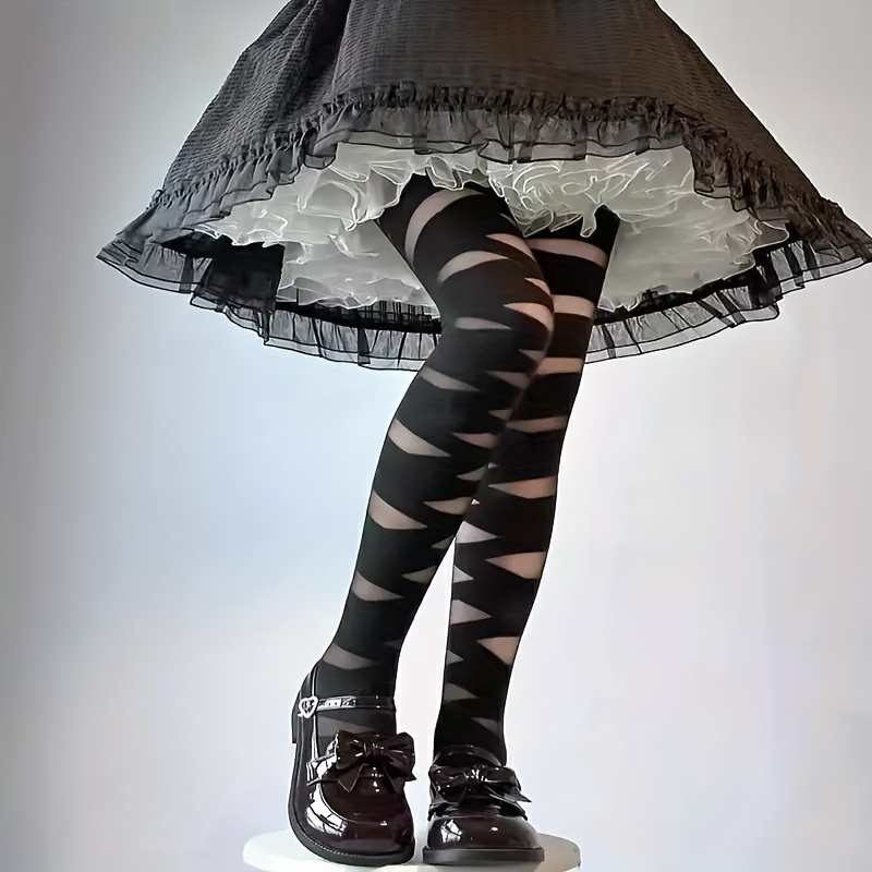 Goth Tights - Free Shipping For New Users - Temu United Kingdom